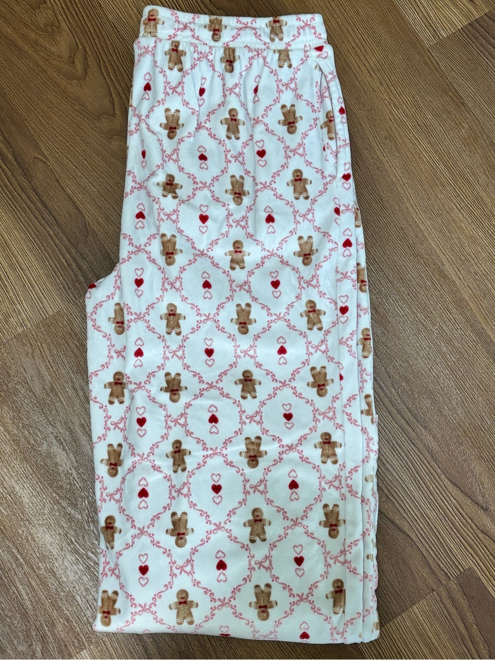 ❤️(Women’s Large) Jaclyn New York Gingerbread Print Pajama Pants - Picture 2 of 4